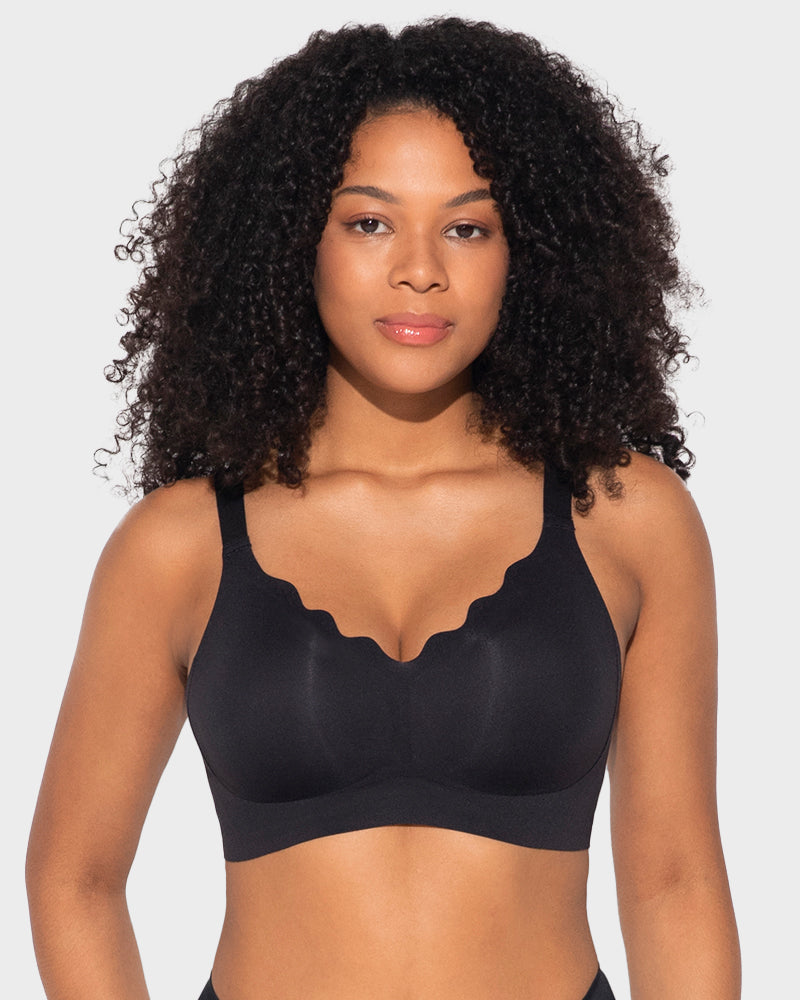 Sujetador push-up sin costuras con efecto alisador