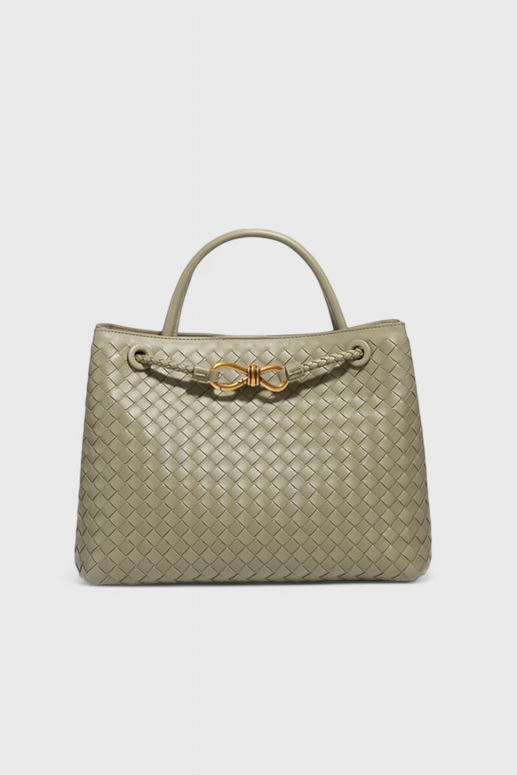 Bolsa Diaria Tejida Índigo