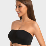Sujetador bandeau sin tirantes con cobertura total y capa antideslizante