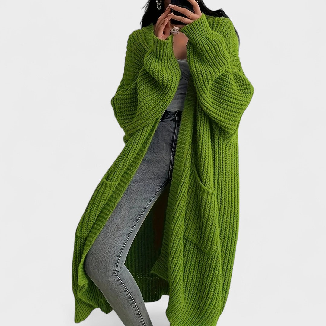 Teresa – Cárdigan largo y cómodo que inspira confianza