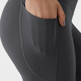 Mallas de entrenamiento con control abdominal, elevación de glúteos y bolsillos