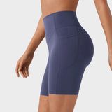 Pantalones cortos deportivos moldeadores de 7" – Con control abdominal, efecto lifting y bolsillos prácticos