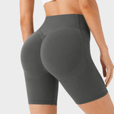 Pantalones cortos deportivos moldeadores de 7" – Con control abdominal, efecto lifting y bolsillos prácticos