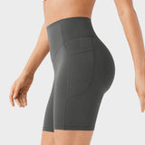 Pantalones cortos deportivos moldeadores de 7" – Con control abdominal, efecto lifting y bolsillos prácticos