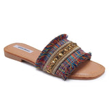 Marlee® | Flat Sandals With Metal Detailing