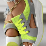 Milagros® | Stylish Sandals With Contrast Insert And Arch Support