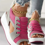Milagros® | Stylish Sandals With Contrast Insert And Arch Support