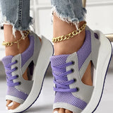 Milagros® | Stylish Sandals With Contrast Insert And Arch Support