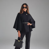 Mila - Elegante chaqueta con mangas de mariposa y cinturón