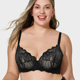 Sujetador push-up de encaje – Cobertura total