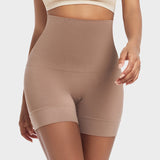 Pantalones cortos de cintura ultra alta con control de abdomen y levantamiento de glúteos