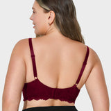 Sujetador push-up de encaje – Cobertura total