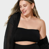 Sujetador bandeau sin costuras, cómodo y con relleno