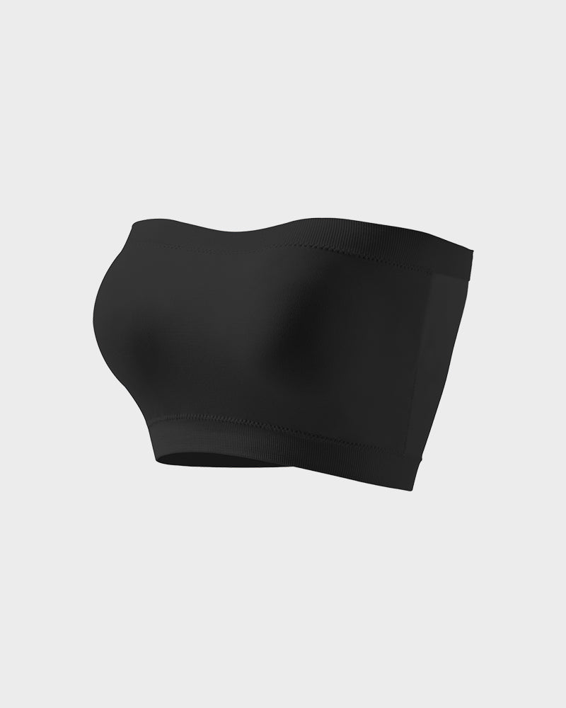 Sujetador bandeau sin costuras, cómodo y con relleno