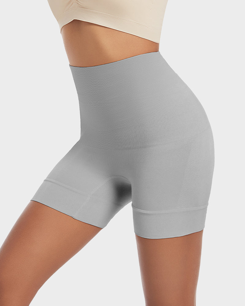 Pantalones cortos de cintura ultra alta con control de abdomen y levantamiento de glúteos