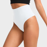 Tanga sin costuras de cintura ultra alta con control de abdomen