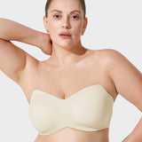 Sujetador bandeau con soporte completo: antideslizante y ajustable