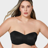 Sujetador bandeau con soporte completo: antideslizante y ajustable