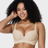 Sujetador Push-Up Plunge con espalda lisa
