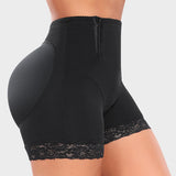 Pantalones cortos moldeadores de cintura alta, control abdominal y levantamiento de glúteos