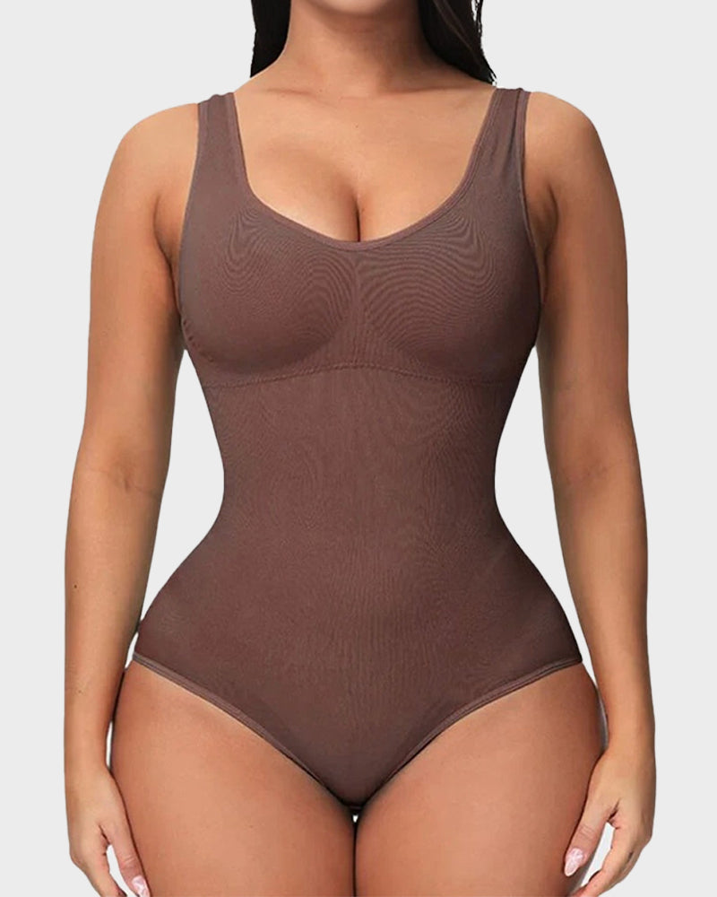 Body sin costuras con tirantes lisos
