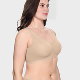 Sujetador minimizador antibacteriano sin aros y refrescante